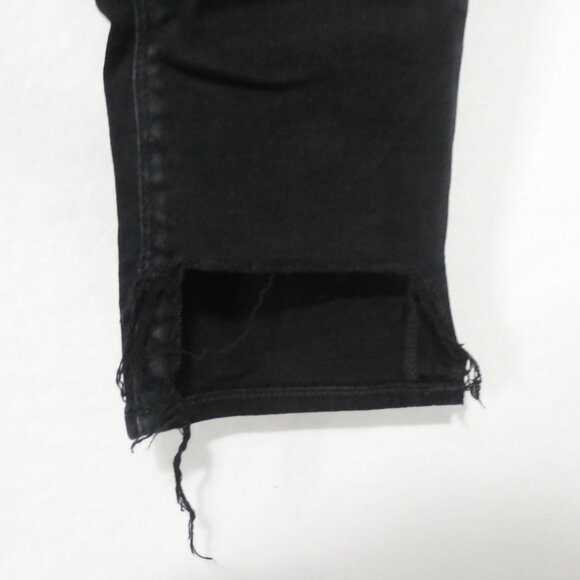 LUCKY BRAND - Bridgette Skinny | 4/27 ankle | Stylish Black Skinny Jeans Raw Hem - Picture 9 of 16